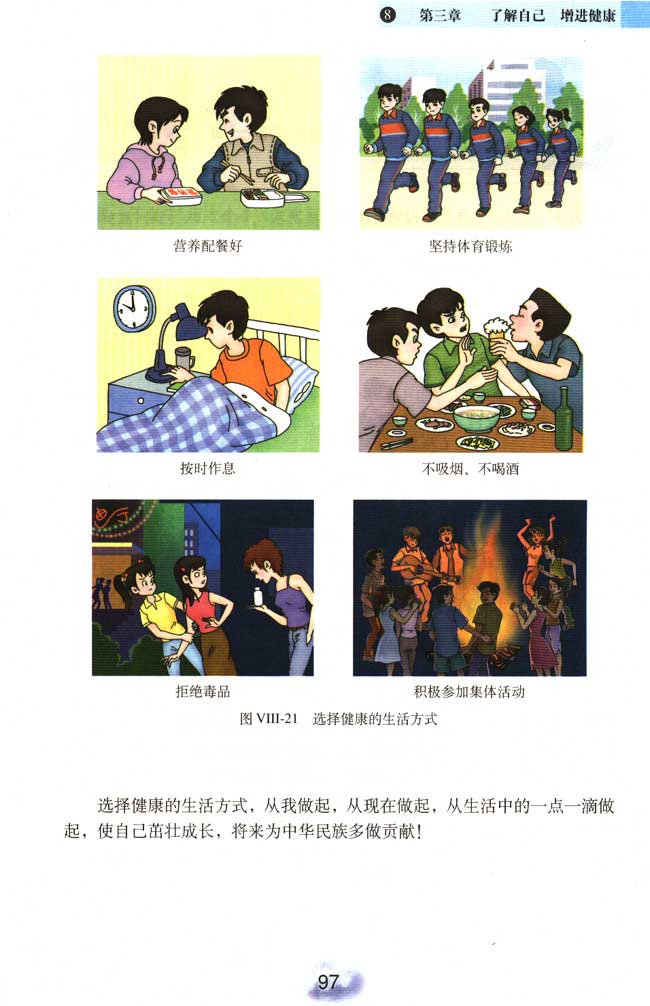 第二节 选择健康的生活方式(第94页)