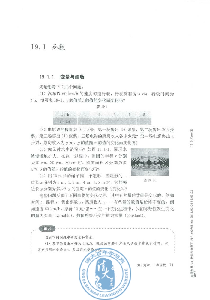 19.1 函数(第71页)