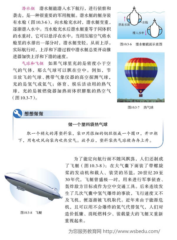 第3节 物体的浮沉条件及应用(第55页)
