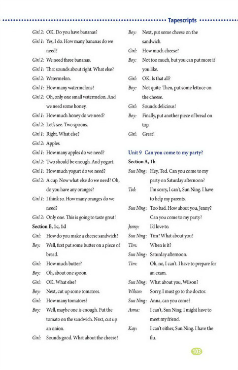 Tapescripts(第103页)