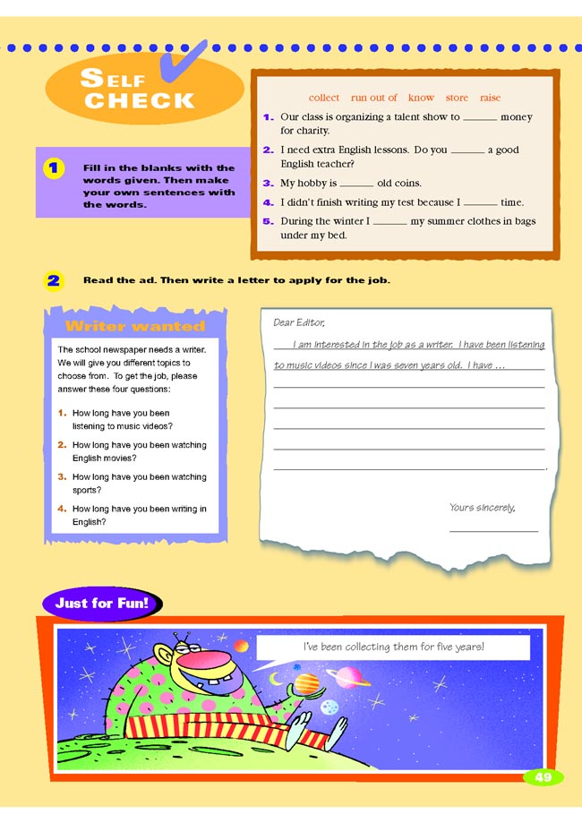 Unit 6 How long have you been collecting shells?(第49页)