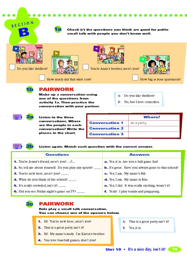 Unit 10 It’s a nice day, isn’t it?(第79页)