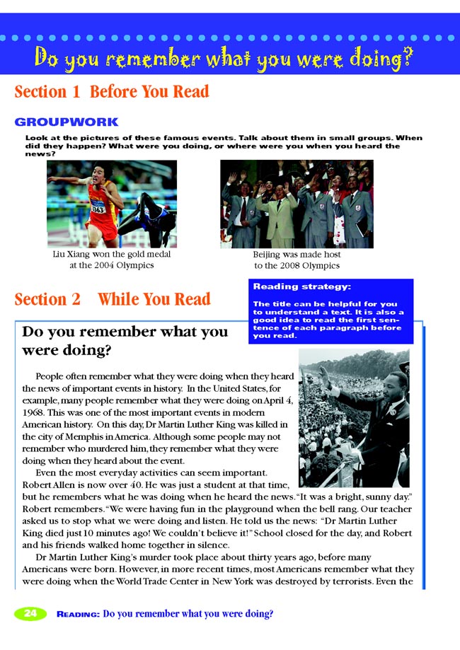 Unit 3 What were you doing when the UFO arrived?(第24页)