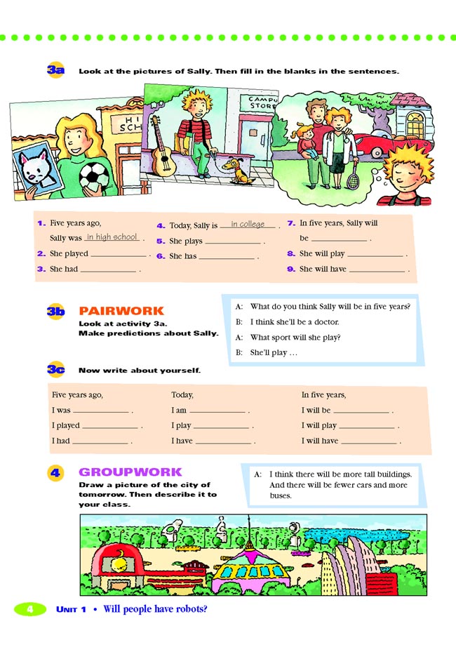 Unit 1 Will people have robots?(第4页)