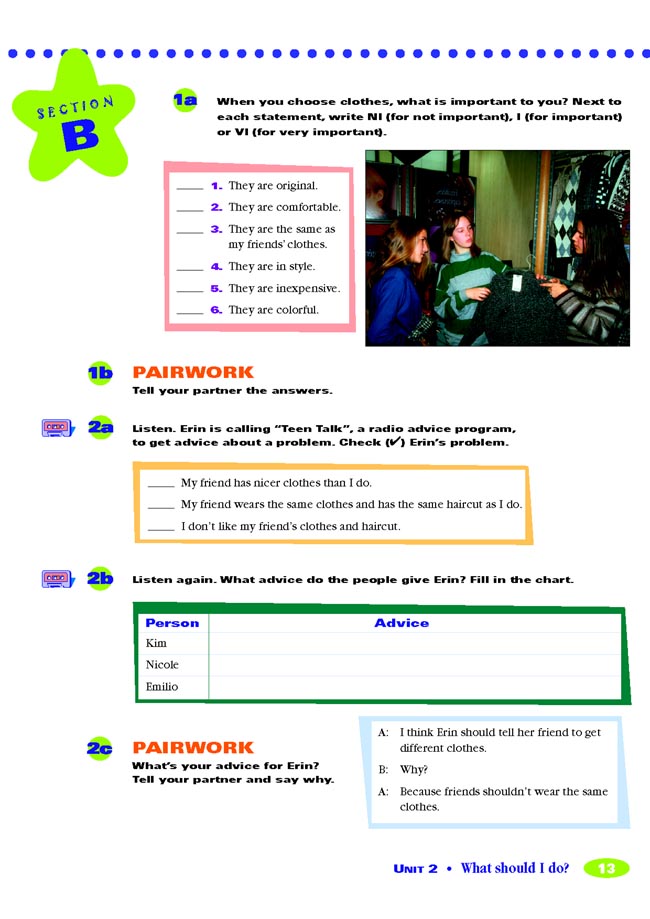 Unit 2 What should I do?(第13页)