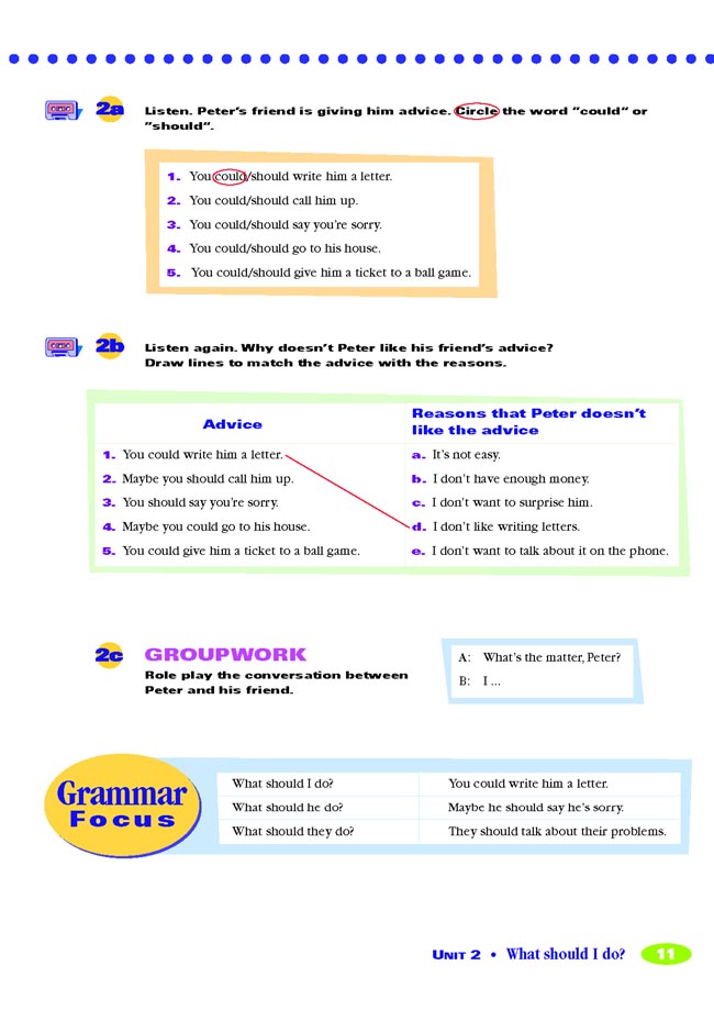 Unit 2 What should I do?(第11页)