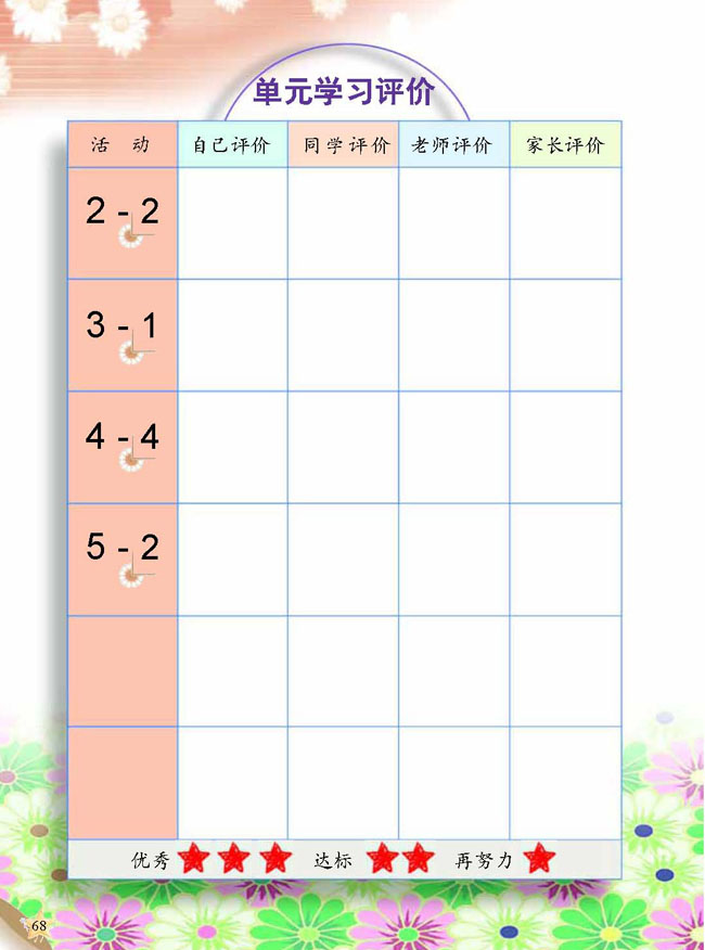 人教版二年级科学第三册(03生活与科技)电子课本5 平衡玩具(第68页)