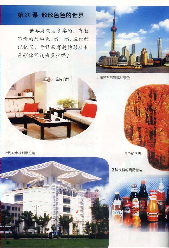 小学二年级美术上册第20课形形色色的世界