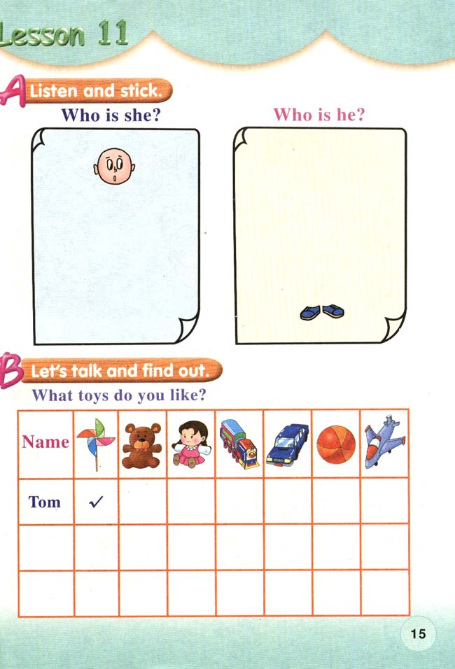 新起点小学二年级英语上册lesson11