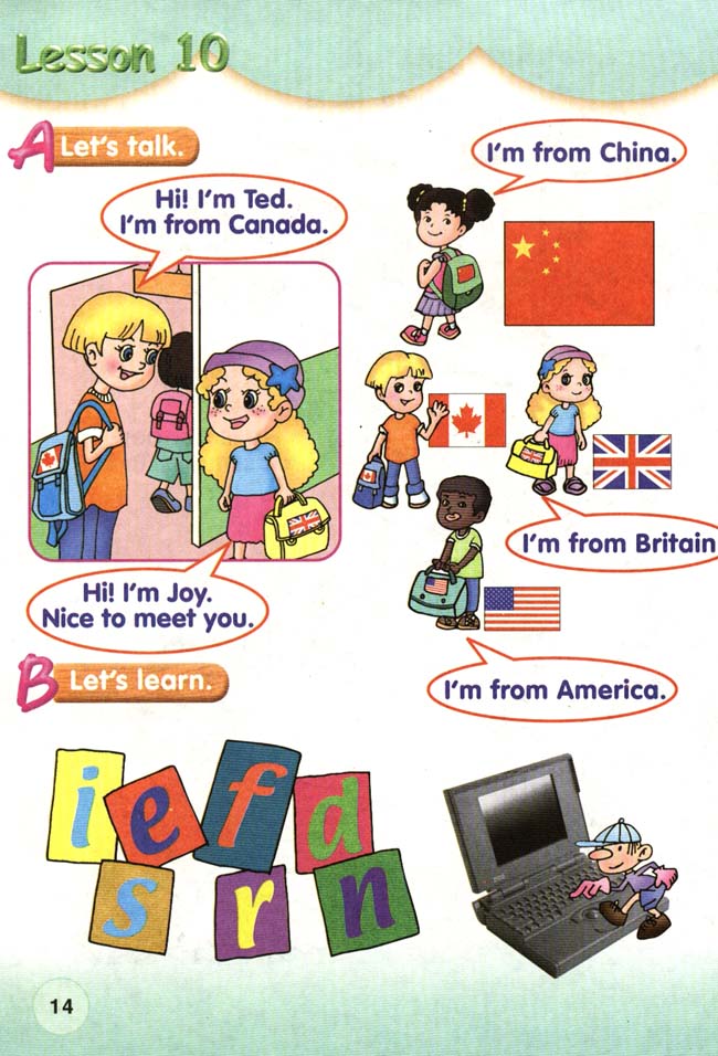 新起点小学二年级英语上册lesson10