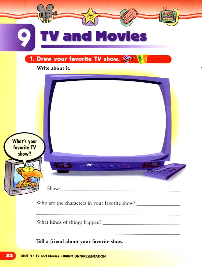 新派英语小学二年级上册教师教学用书unit 9 TV and Movies