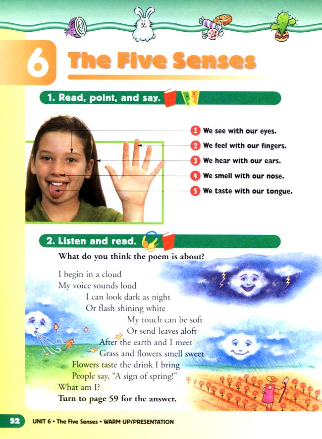 新派英语小学二年级上册教师教学用书unit 6 The Five Senses