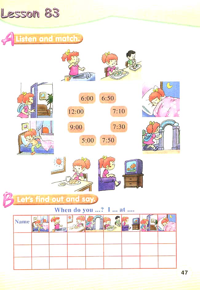 新起点小学二年级英语下册课本lesson83