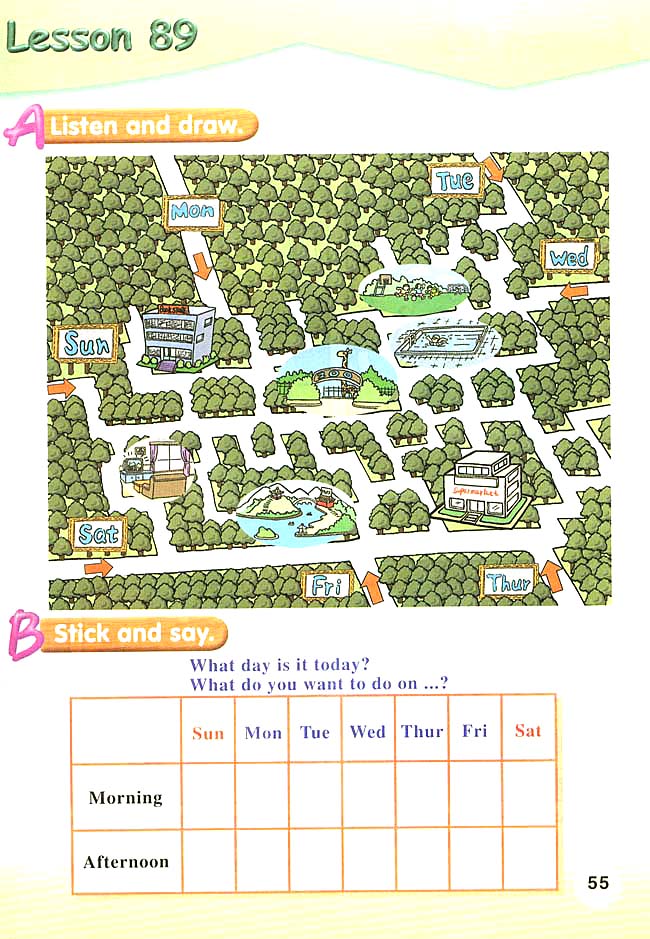新起点小学二年级英语下册课本lesson89