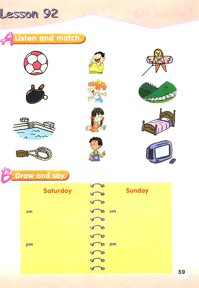 新起点小学二年级英语下册课本lesson92