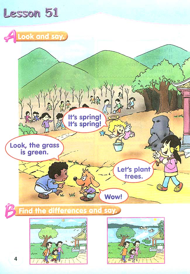 新起点小学二年级英语下册课本lesson50