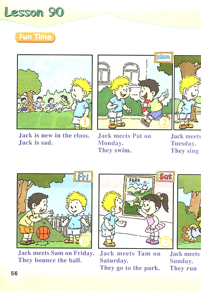 新起点小学二年级英语下册课本lesson90