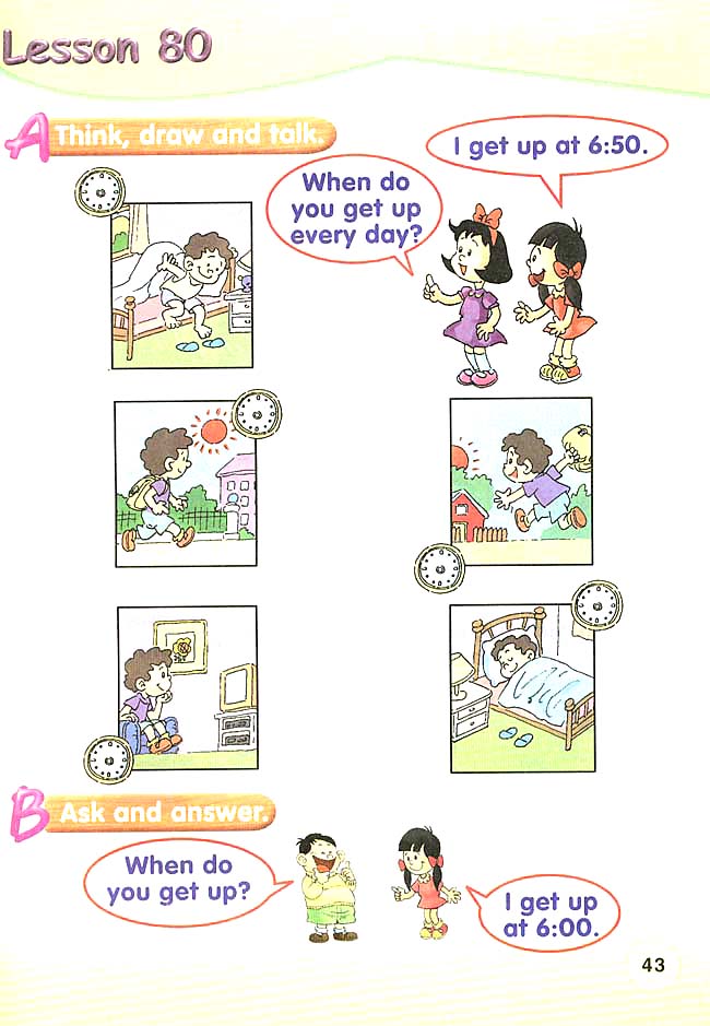 新起点小学二年级英语下册课本lesson80