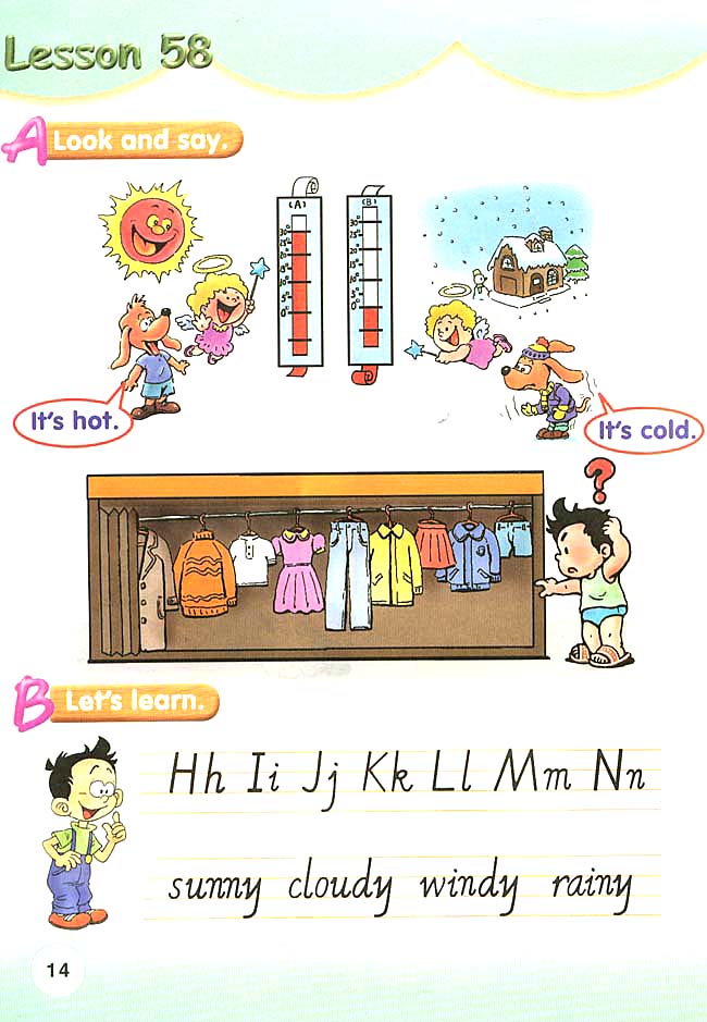 新起点小学二年级英语下册课本lesson58