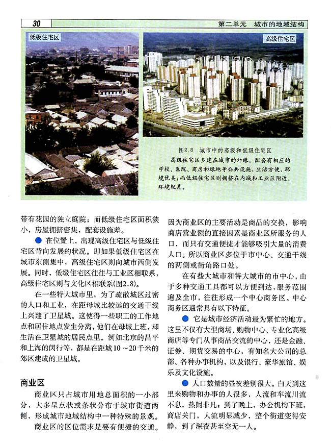 2．2 城市地域功能分区(第30页)