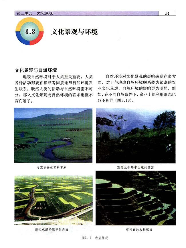 3．3 文化景观与环境(第51页)