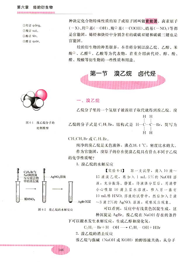 第六章 烃的衍生物(第146页)