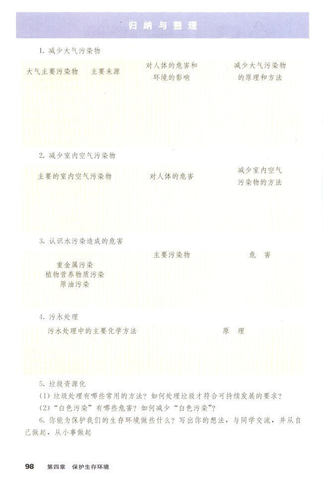 归纳与整理(第98页)