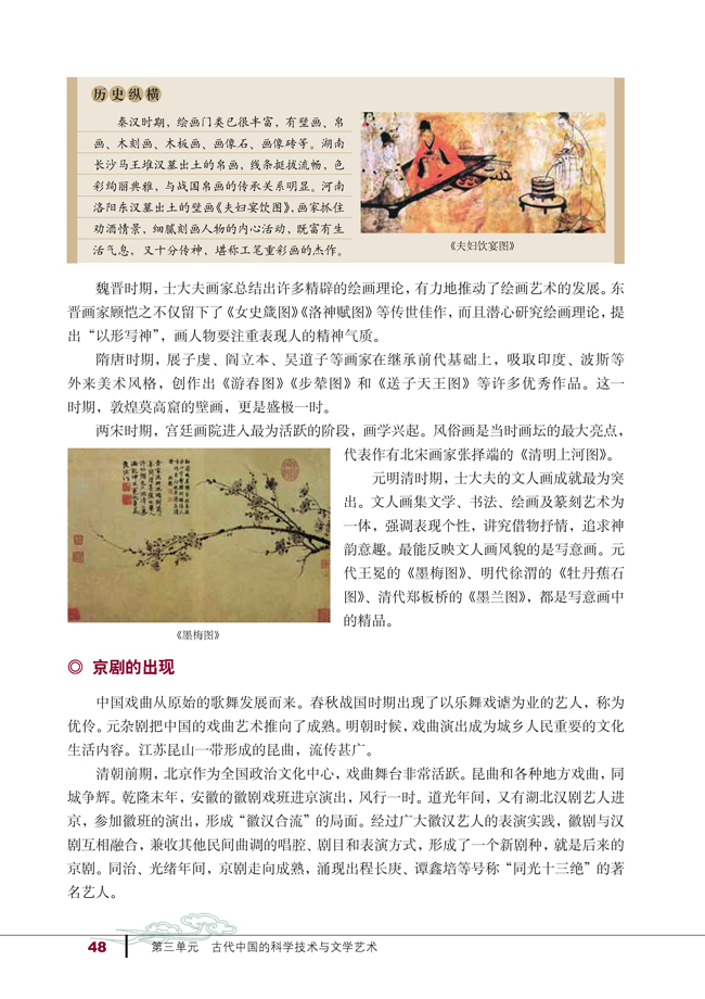 第10课 充满魅力的书画和戏曲艺术(第48页)