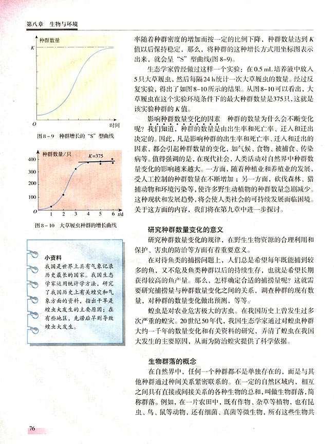第二节 种群和生物群落(第76页)