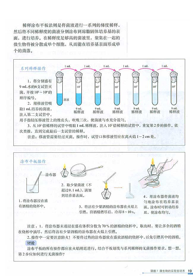 课题1 微生物的实验室培养(第19页)