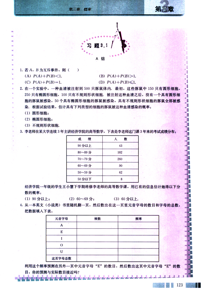 阅读与思考 天气变化的认识过程(第123页)