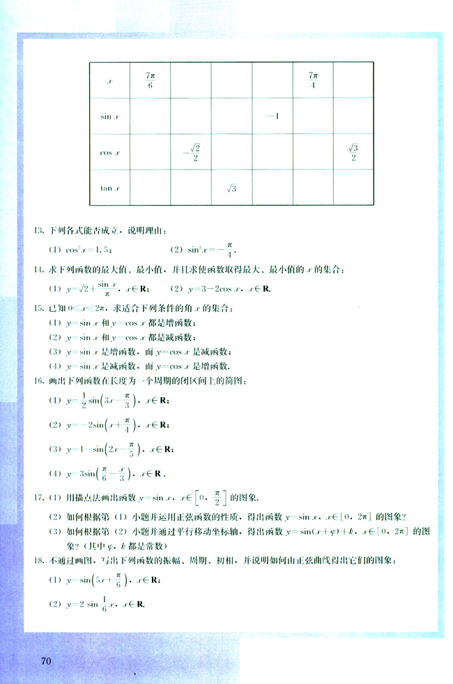 复习参考题(第70页)