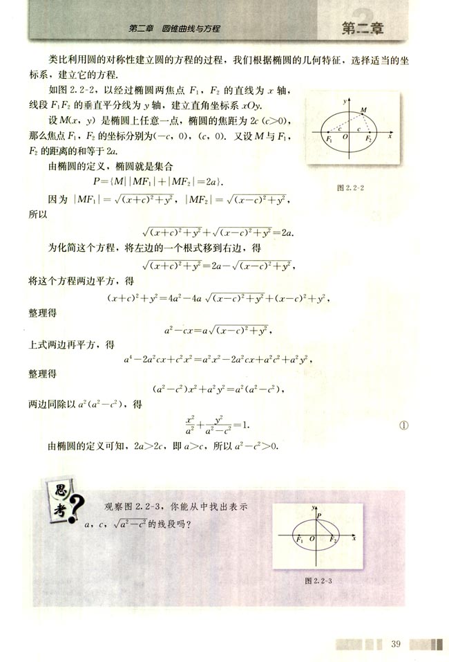 2.2 椭圆(第39页)