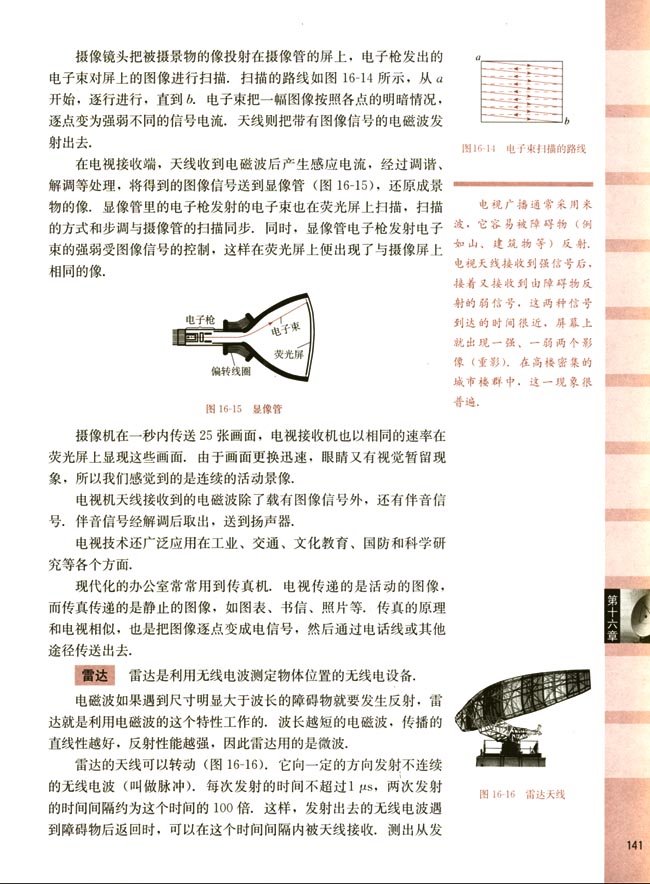 三、电视和雷达(第141页)