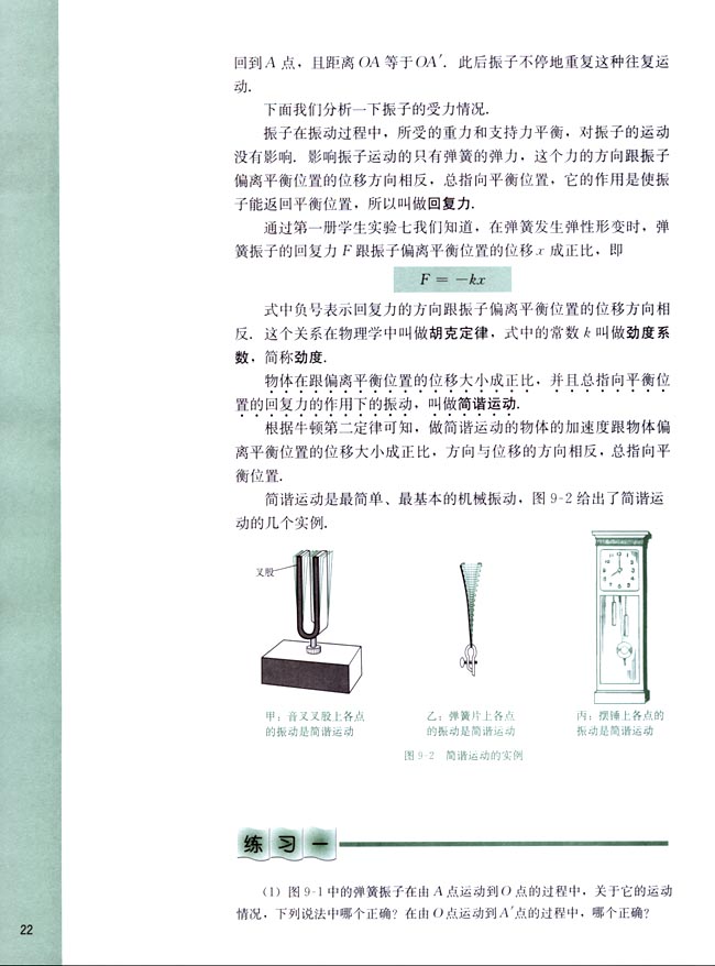 一、简谐振动(第22页)