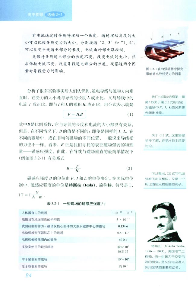 2 磁感应强度(第84页)