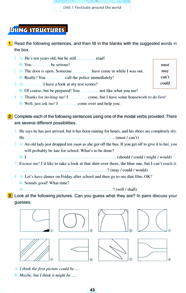Unit 1 Festivals around the world(第43页)