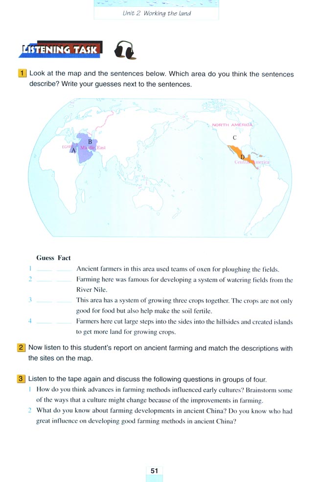 Unit 2 Working the land(第51页)