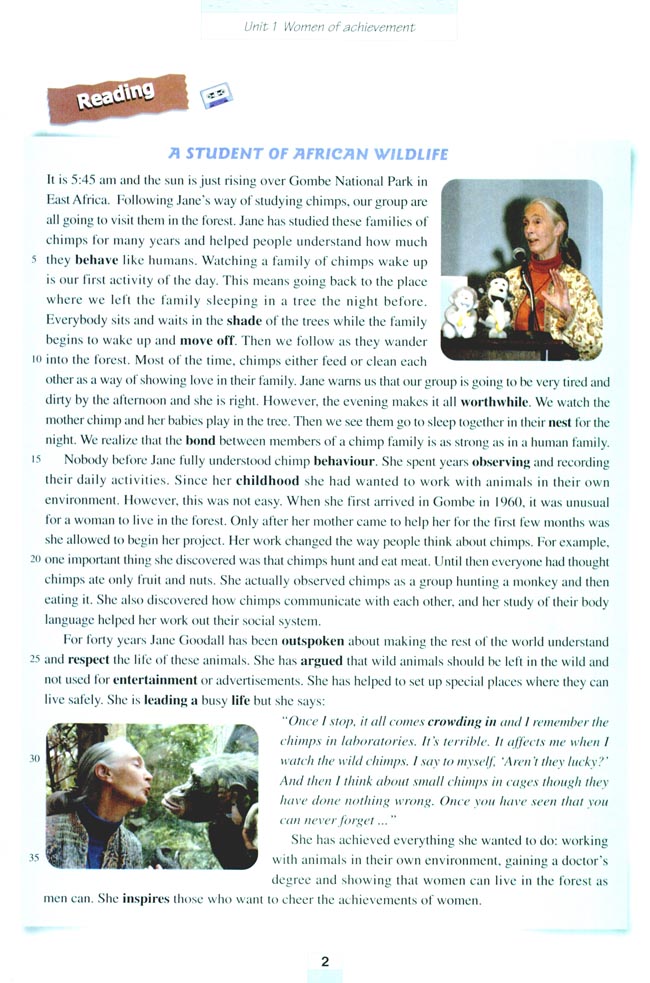 Unit 1 Women of achievement(第2页)