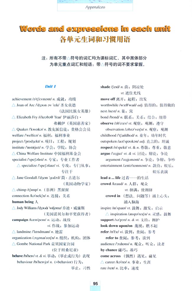 Appendices 附录(第95页)