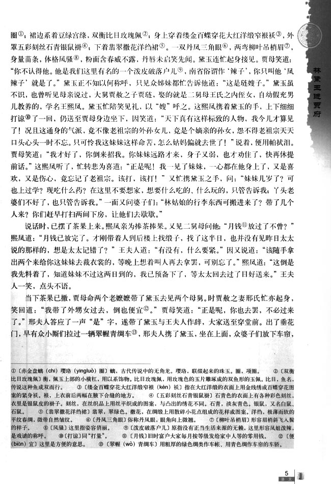 1 林黛玉进贾府(第5页)