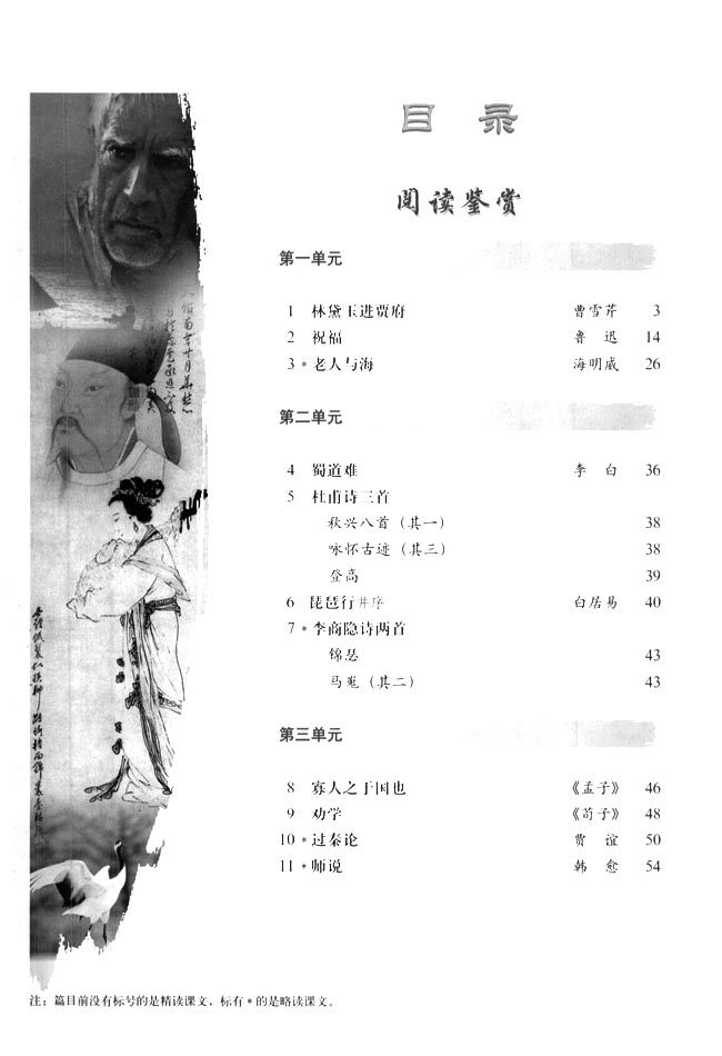 封面/前言/目录