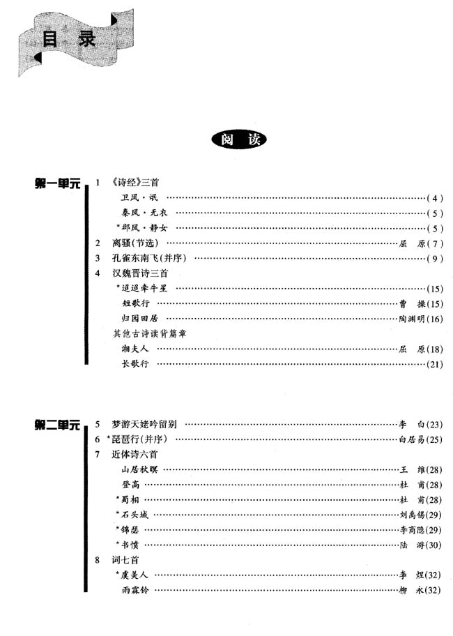封面/前言/目录