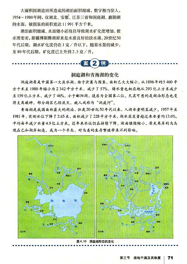 第三节 湿地干涸及其恢复(第71页)
