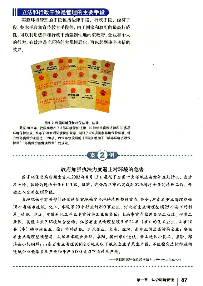 第一节 认识环境管理(第87页)