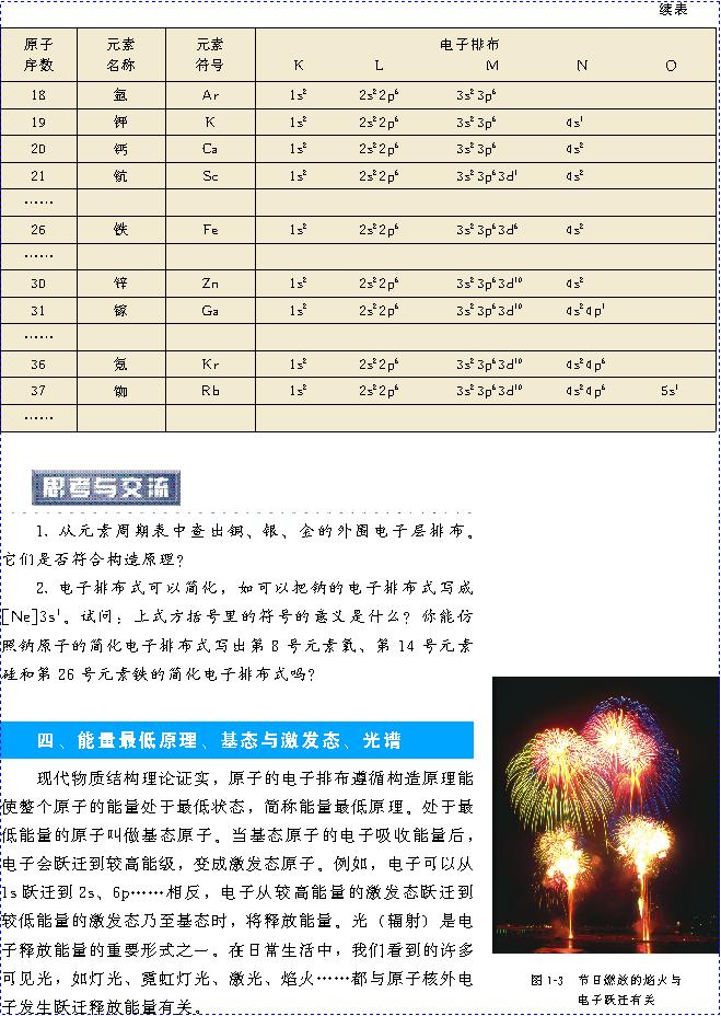 &nbsp;&nbsp;第一节 原子结构(第10页)