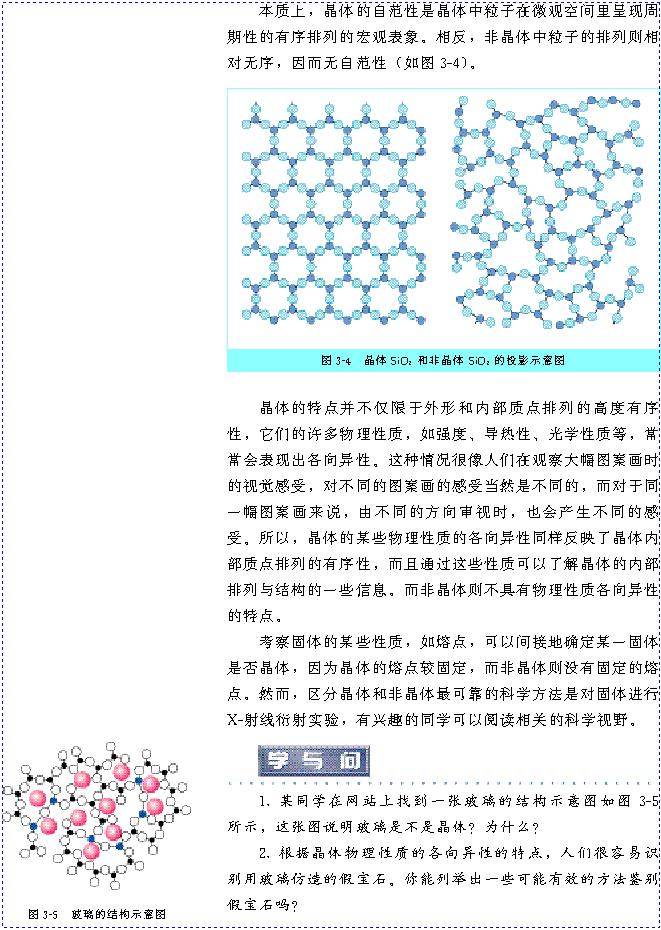 &nbsp;&nbsp;第一节 晶体的常识(第63页)