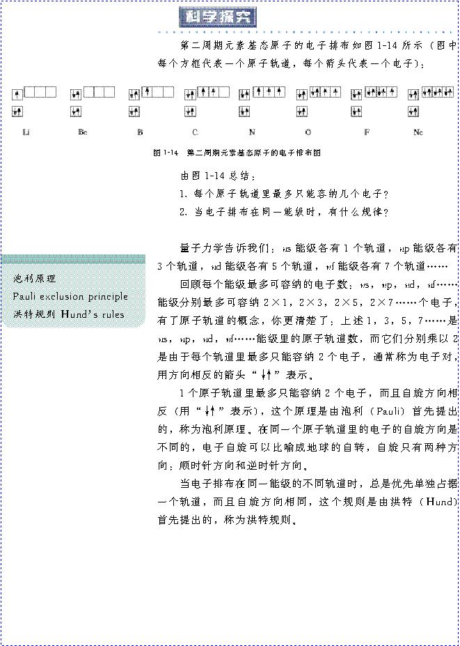 &nbsp;&nbsp;第一节 原子结构(第15页)