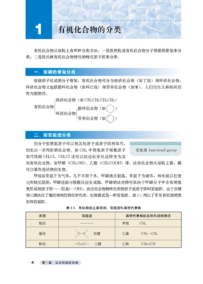 1 有机化合物的分类(第4页)