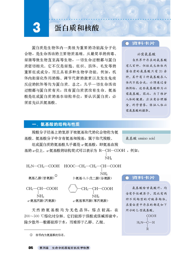 3 蛋白质和核酸(第86页)